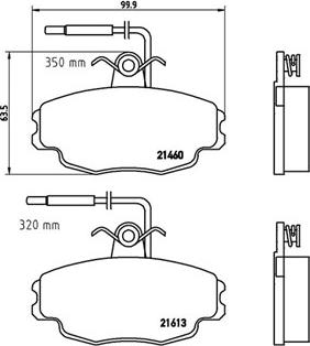 Magneti Marelli 363700461043 - Kit de plaquettes de frein, frein à disque cwaw.fr