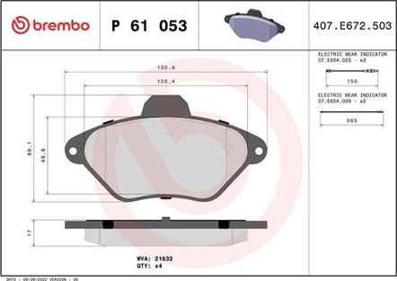 Magneti Marelli 363700461053 - Kit de plaquettes de frein, frein à disque cwaw.fr