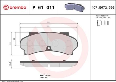 Magneti Marelli 363700461011 - Kit de plaquettes de frein, frein à disque cwaw.fr