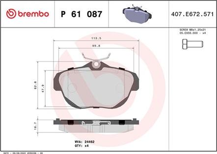 Magneti Marelli 363700461087 - Kit de plaquettes de frein, frein à disque cwaw.fr