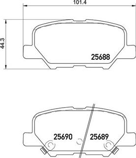 Magneti Marelli 363700461111 - Kit de plaquettes de frein, frein à disque cwaw.fr