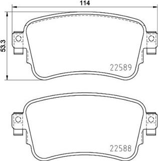 Magneti Marelli 363700461133 - Kit de plaquettes de frein, frein à disque cwaw.fr