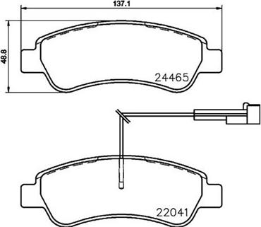 Magneti Marelli 363700461125 - Kit de plaquettes de frein, frein à disque cwaw.fr