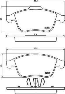 Magneti Marelli 363700468047 - Kit de plaquettes de frein, frein à disque cwaw.fr