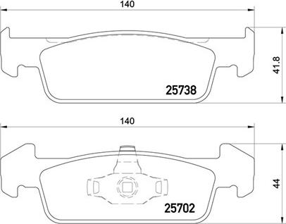 Magneti Marelli 363700468060 - Kit de plaquettes de frein, frein à disque cwaw.fr