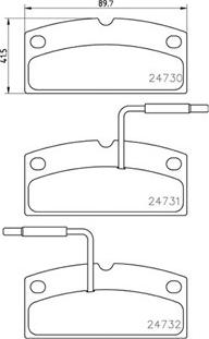 Magneti Marelli 363700462001 - Kit de plaquettes de frein, frein à disque cwaw.fr