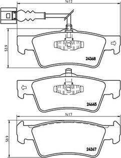 Magneti Marelli 363700485091 - Kit de plaquettes de frein, frein à disque cwaw.fr