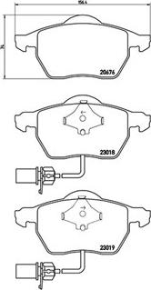 Magneti Marelli 363700485085 - Kit de plaquettes de frein, frein à disque cwaw.fr