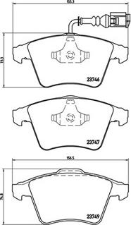 Magneti Marelli 363700485082 - Kit de plaquettes de frein, frein à disque cwaw.fr