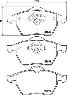 Magneti Marelli 363700485036 - Kit de plaquettes de frein, frein à disque cwaw.fr