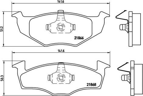 Magneti Marelli 363700485031 - Kit de plaquettes de frein, frein à disque cwaw.fr