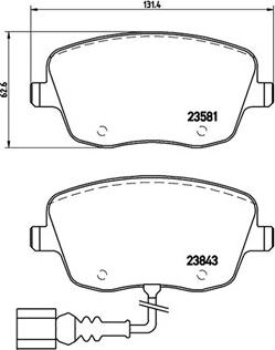 Magneti Marelli 363700485077 - Kit de plaquettes de frein, frein à disque cwaw.fr