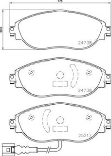 Magneti Marelli 363700585144 - Kit de plaquettes de frein, frein à disque cwaw.fr