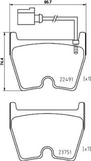 Magneti Marelli 363700585152 - Kit de plaquettes de frein, frein à disque cwaw.fr