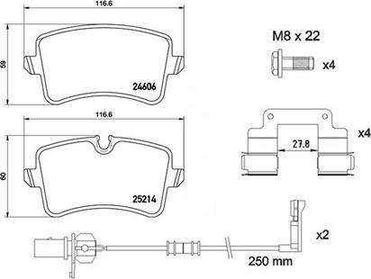 Magneti Marelli 363700485157 - Kit de plaquettes de frein, frein à disque cwaw.fr