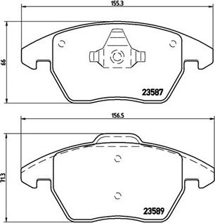 WXQP 341285 - Kit de plaquettes de frein, frein à disque cwaw.fr