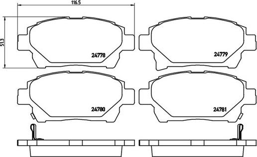 Magneti Marelli 363700483097 - Kit de plaquettes de frein, frein à disque cwaw.fr