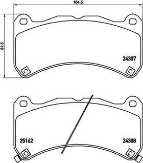 Magneti Marelli 363700483146 - Kit de plaquettes de frein, frein à disque cwaw.fr