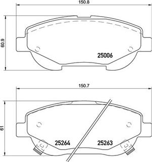 Magneti Marelli 363700483148 - Kit de plaquettes de frein, frein à disque cwaw.fr