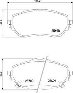 Magneti Marelli 363700483150 - Kit de plaquettes de frein, frein à disque cwaw.fr