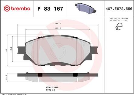 Magneti Marelli 363700483167 - Kit de plaquettes de frein, frein à disque cwaw.fr