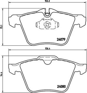 FTE 9001399 - Kit de plaquettes de frein, frein à disque cwaw.fr