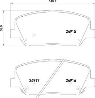 Magneti Marelli 363700430065 - Kit de plaquettes de frein, frein à disque cwaw.fr