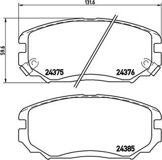 Magneti Marelli 363700430038 - Kit de plaquettes de frein, frein à disque cwaw.fr