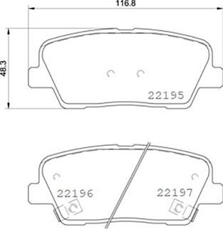 Magneti Marelli 363700430105 - Kit de plaquettes de frein, frein à disque cwaw.fr