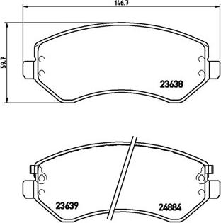 Magneti Marelli 363700437007 - Kit de plaquettes de frein, frein à disque cwaw.fr