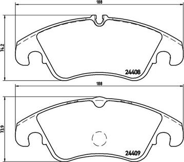 Magneti Marelli 363700424074 - Kit de plaquettes de frein, frein à disque cwaw.fr