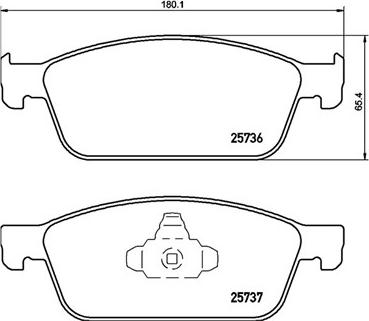 Magneti Marelli 363700424157 - Kit de plaquettes de frein, frein à disque cwaw.fr