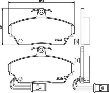 Magneti Marelli 363700428014 - Kit de plaquettes de frein, frein à disque cwaw.fr