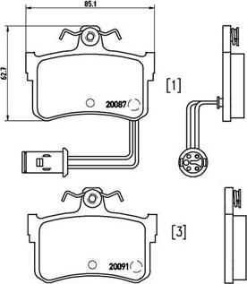 Magneti Marelli 363700428015 - Kit de plaquettes de frein, frein à disque cwaw.fr