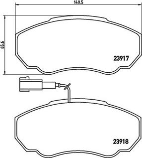 Magneti Marelli 363700423091 - Kit de plaquettes de frein, frein à disque cwaw.fr