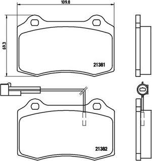 Magneti Marelli 363700423052 - Kit de plaquettes de frein, frein à disque cwaw.fr