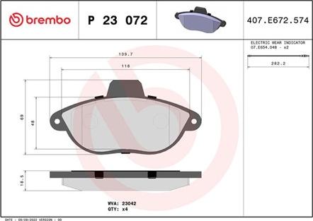 Magneti Marelli 363700423072 - Kit de plaquettes de frein, frein à disque cwaw.fr