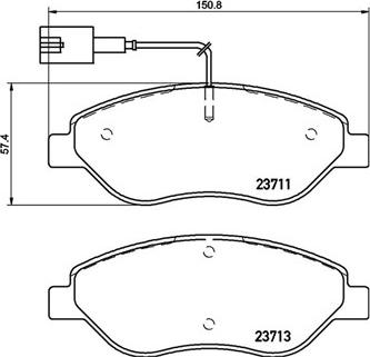 Magneti Marelli 363700423145 - Kit de plaquettes de frein, frein à disque cwaw.fr