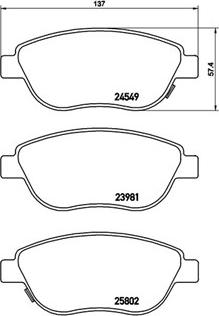 Magneti Marelli 363700423153 - Kit de plaquettes de frein, frein à disque cwaw.fr