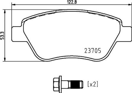 Magneti Marelli 363700423169 - Kit de plaquettes de frein, frein à disque cwaw.fr