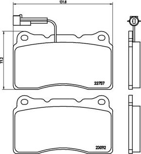 Magneti Marelli 363700423115 - Kit de plaquettes de frein, frein à disque cwaw.fr