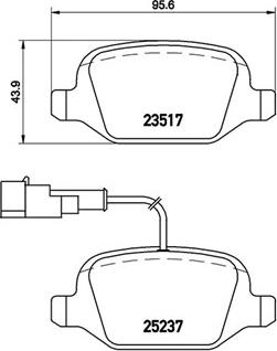 Magneti Marelli 363700423131 - Kit de plaquettes de frein, frein à disque cwaw.fr