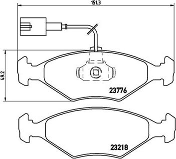 Magneti Marelli 363700423122 - Kit de plaquettes de frein, frein à disque cwaw.fr