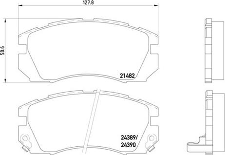 Magneti Marelli 363700478007 - Kit de plaquettes de frein, frein à disque cwaw.fr