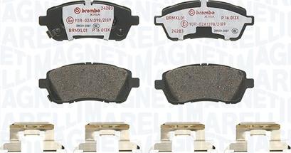 Magneti Marelli 363700516013 - Kit de plaquettes de frein, frein à disque cwaw.fr