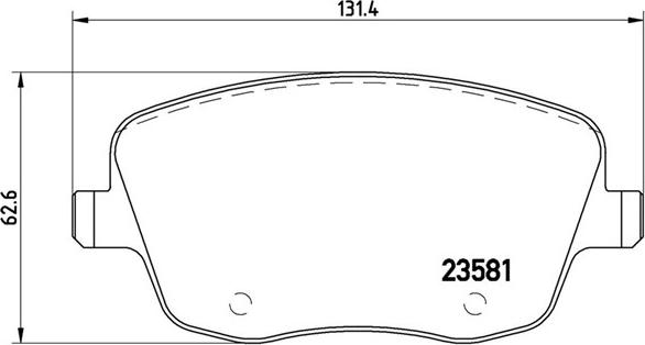 Magneti Marelli 363700585057 - Kit de plaquettes de frein, frein à disque cwaw.fr