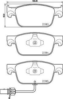 Magneti Marelli 363700585153 - Kit de plaquettes de frein, frein à disque cwaw.fr