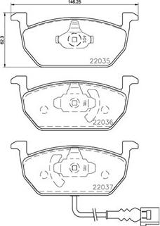 Magneti Marelli 363700585137 - Kit de plaquettes de frein, frein à disque cwaw.fr