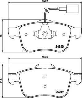 Magneti Marelli 363700523132 - Kit de plaquettes de frein, frein à disque cwaw.fr