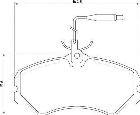 Magneti Marelli 363700205039 - Kit de plaquettes de frein, frein à disque cwaw.fr